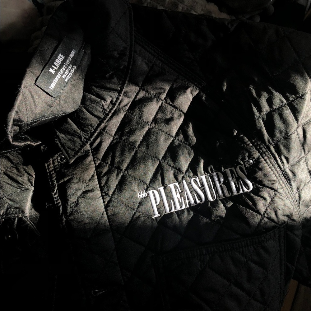 Pleasures Rodman Quilted Satin Chore Jacket